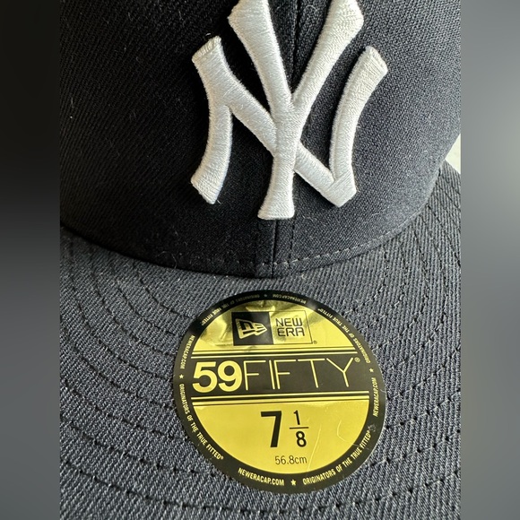 Men's New Era New York Yankees Authentic Collection 5950 Fitted (Navy // White) - Picture 7 of 7